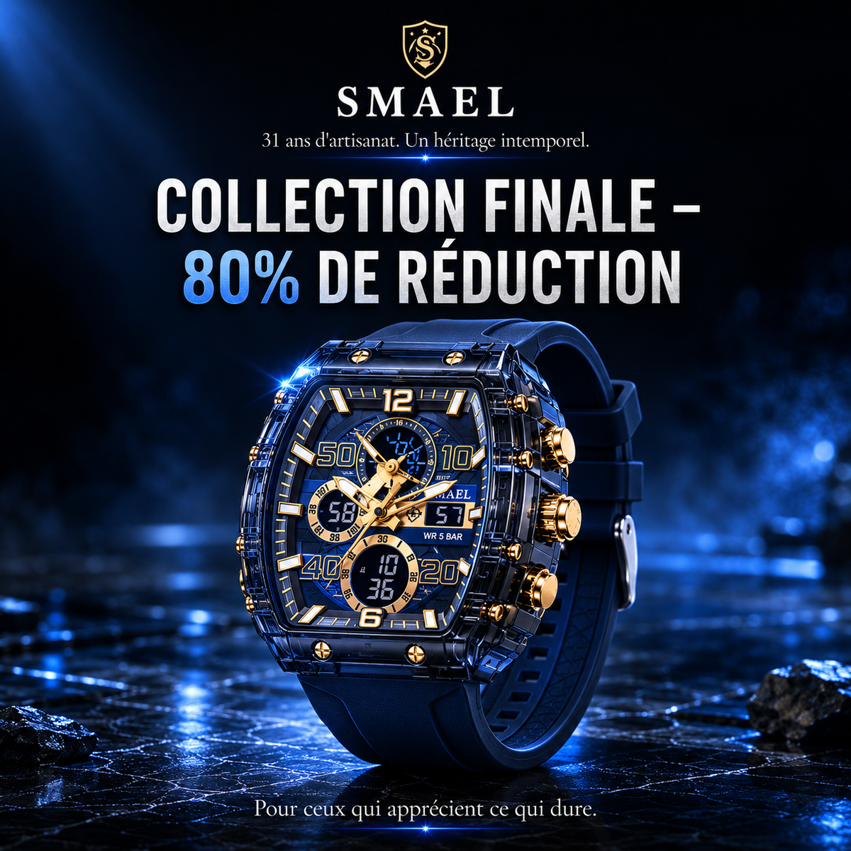🎁 Promotion Spéciale : Votre SMAEL + Une SKMEI Offerte + Boîte Cadeau Incluse