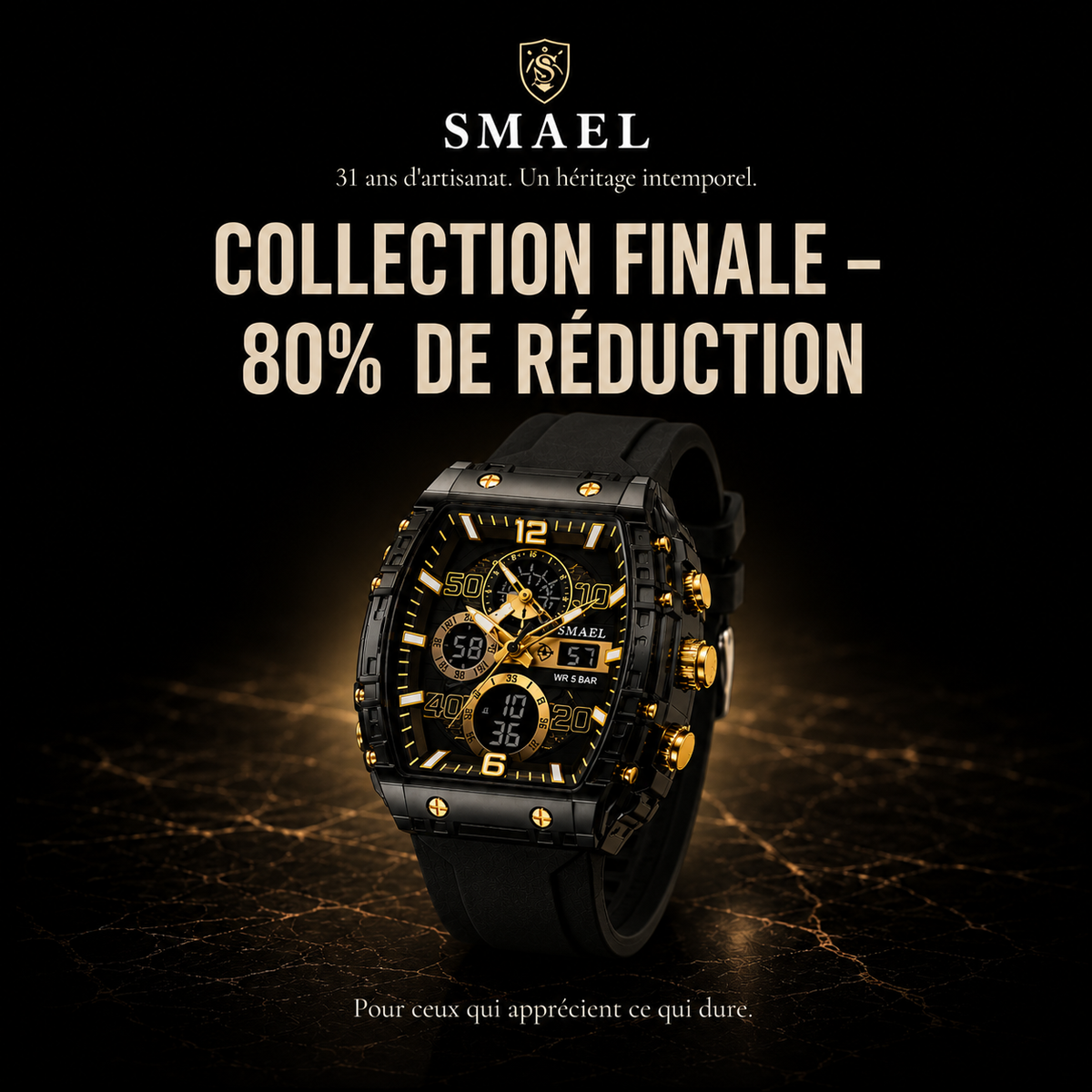 🎁 Promotion Spéciale : Votre SMAEL + Une SKMEI Offerte + Boîte Cadeau Incluse