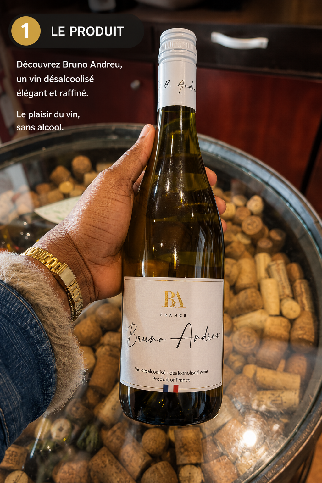 🍷 Bruno Andreu – Vin Désalcoolisé français