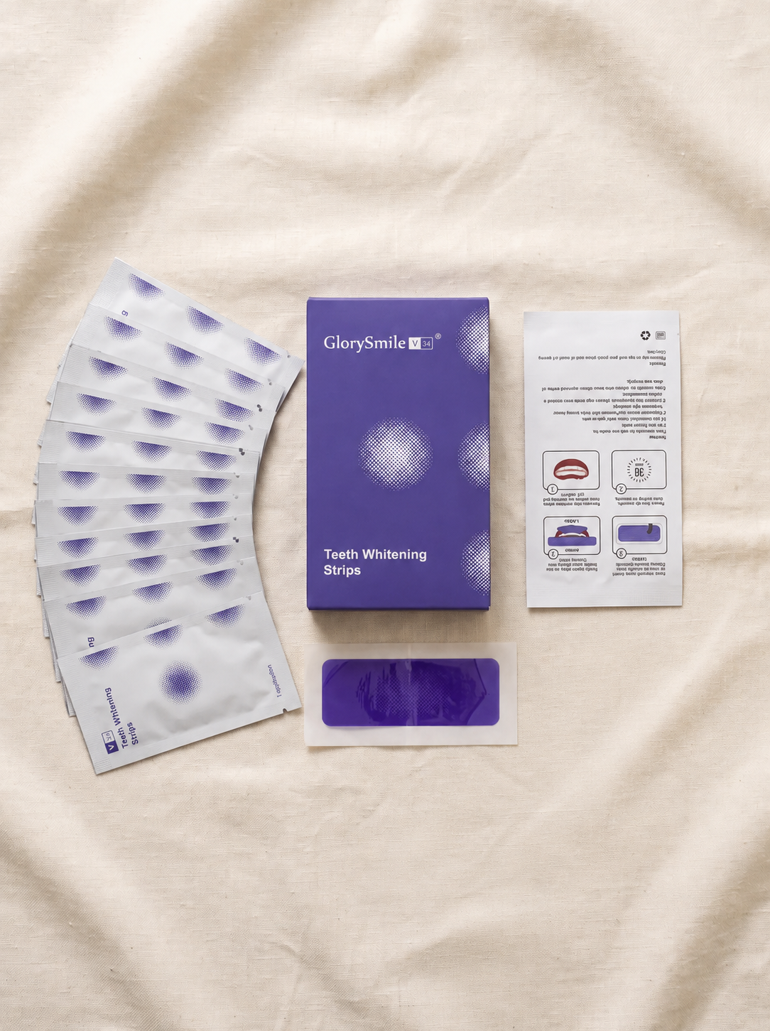 Cure Éclat 14 Jours — Bandes Blanchissantes Violettes Double Action